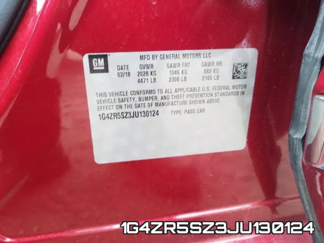 1G4ZR5SZ3JU130124 фото 2