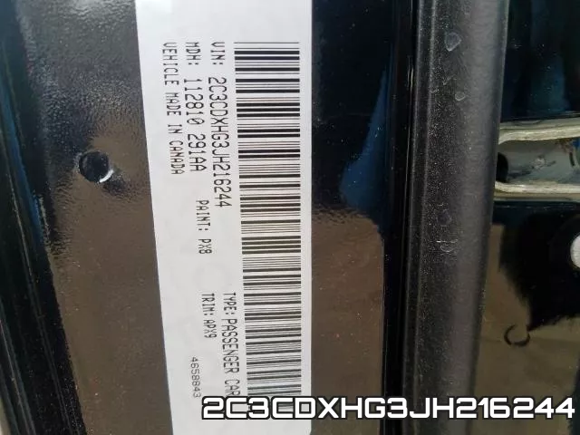 2C3CDXHG3JH216244 фото 2