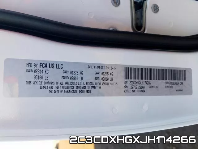 2C3CDXHGXJH174266 фото 2