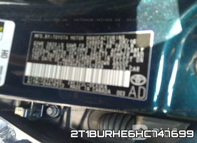 2T1BURHE6HC747699 фото 10