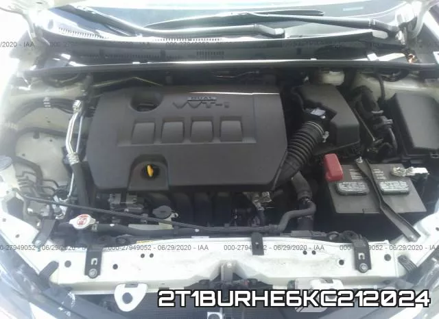 2T1BURHE6KC212024 фото 2