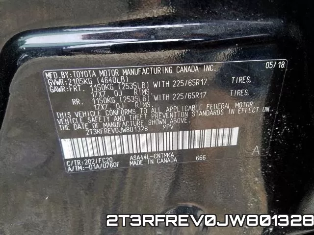 2T3RFREV0JW801328 фото 2