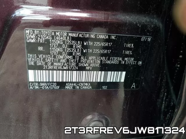 2T3RFREV6JW817324 фото 2