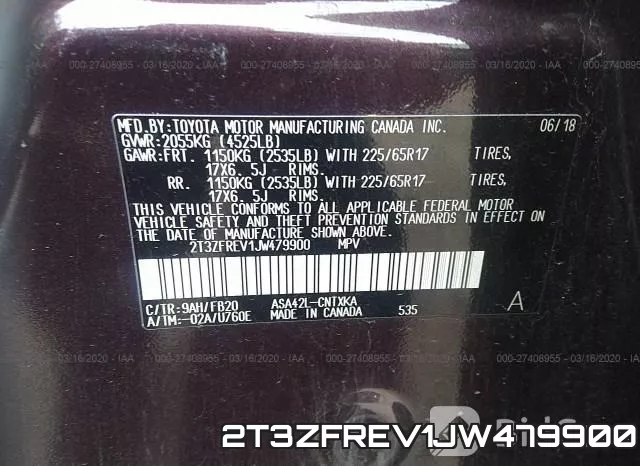 2T3ZFREV1JW479900 фото 9