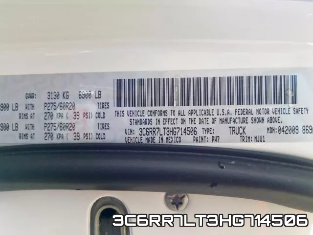 3C6RR7LT3HG714506 фото 2