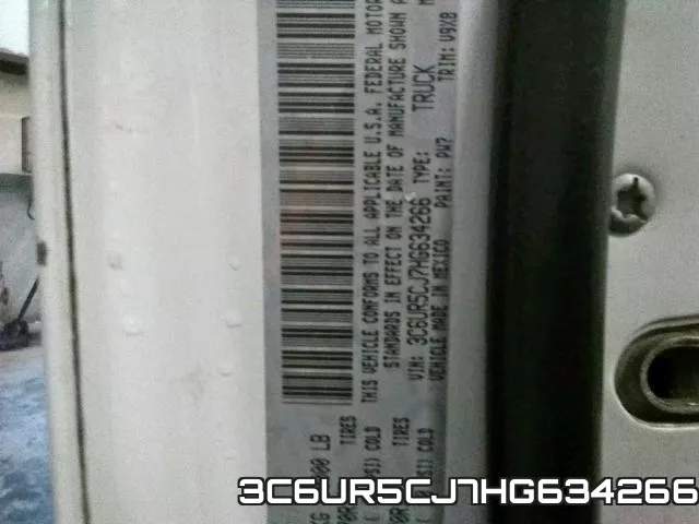 3C6UR5CJ7HG634266 фото 2