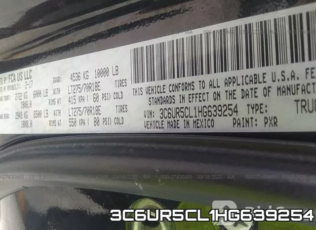 3C6UR5CL1HG639254 фото 9