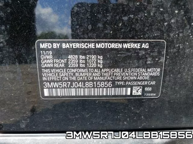3MW5R7J04L8B15856 фото 2