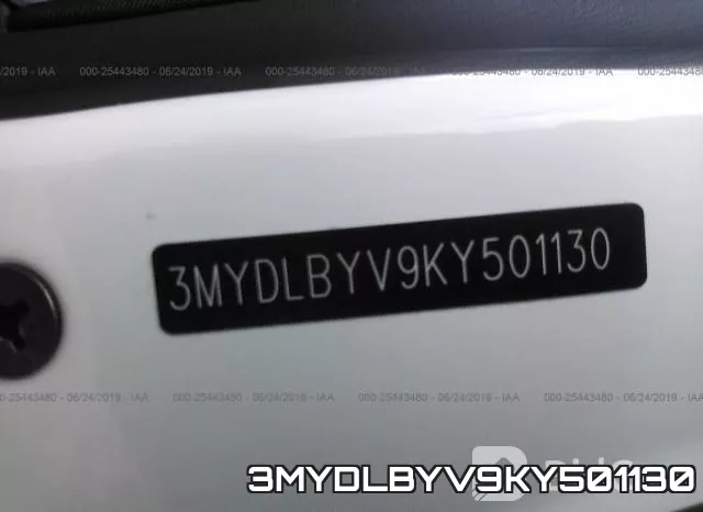3MYDLBYV9KY501130 фото 10