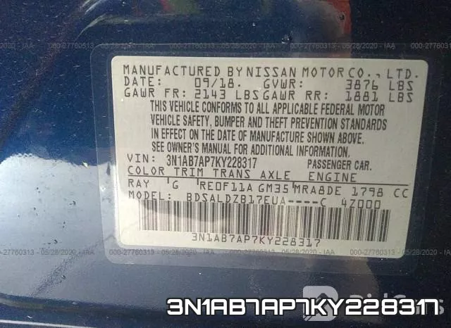 3N1AB7AP7KY228317 фото 10