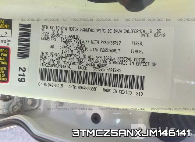 3TMCZ5ANXJM146141 фото 10