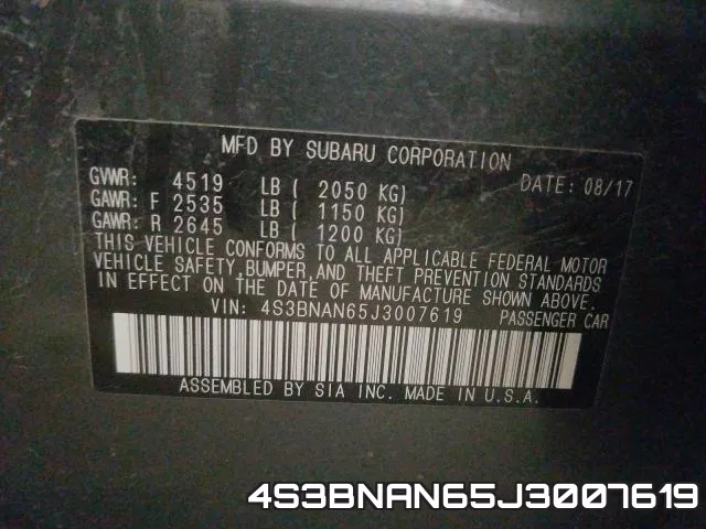 4S3BNAN65J3007619 фото 2