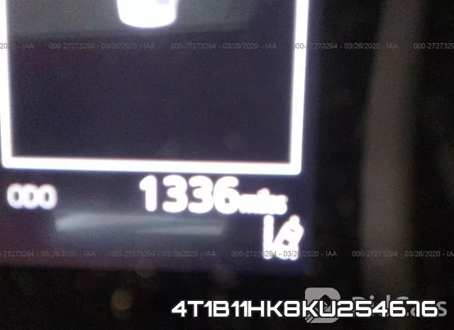 4T1B11HK8KU254676 фото 8