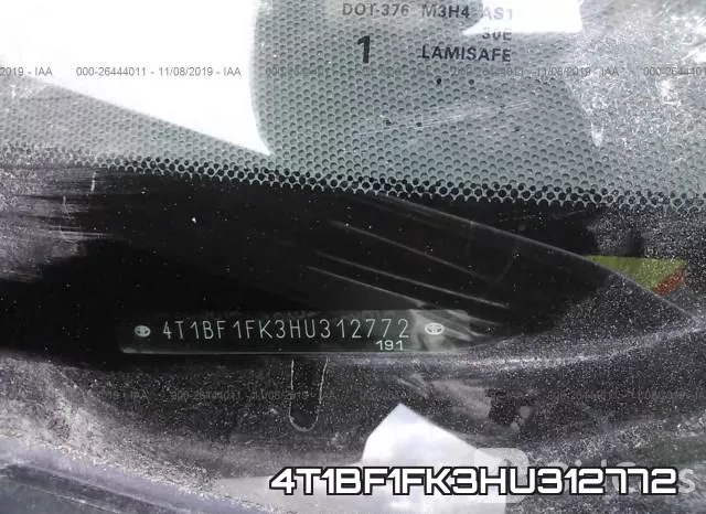4T1BF1FK3HU312772 фото 10