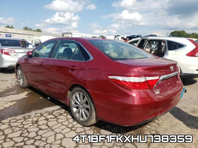 4T1BF1FKXHU738359 фото 4