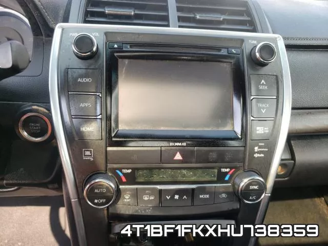 4T1BF1FKXHU738359 фото 10