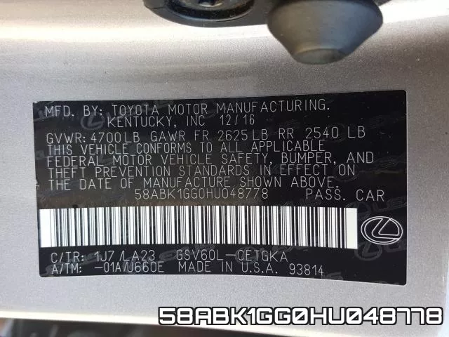 58ABK1GG0HU048778 фото 2