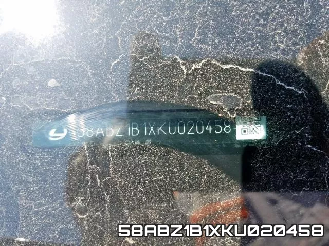 58ABZ1B1XKU020458 фото 2