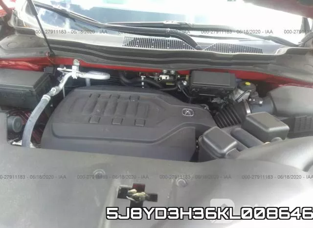 5J8YD3H36KL008646 фото 2
