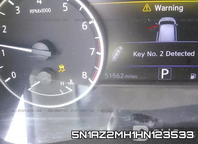 5N1AZ2MH1HN123533 фото 8