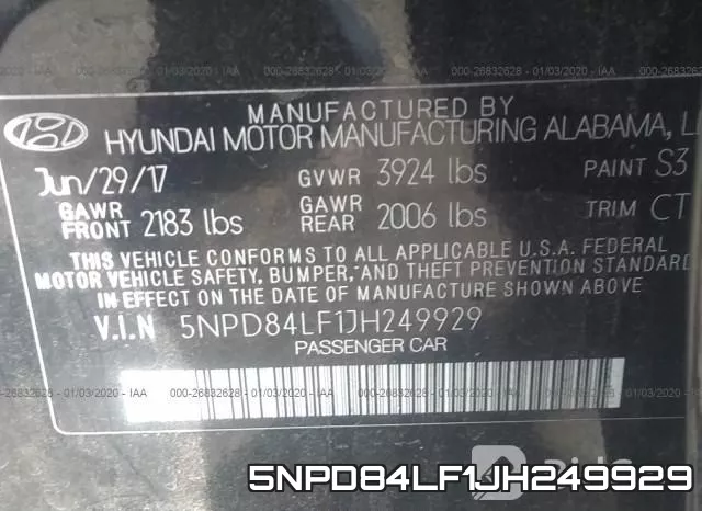 5NPD84LF1JH249929 фото 10