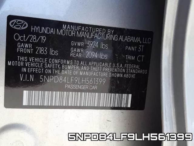 5NPD84LF9LH561399 фото 2