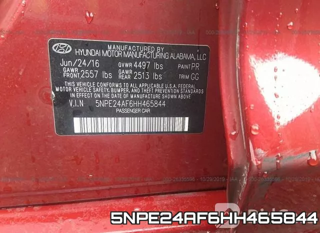5NPE24AF6HH465844 фото 10