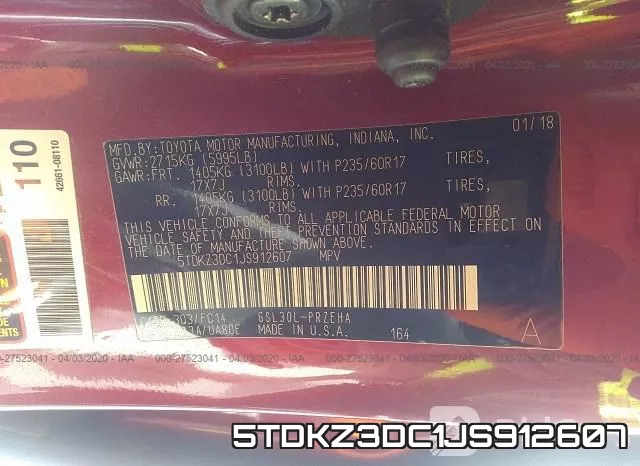 5TDKZ3DC1JS912607 фото 10