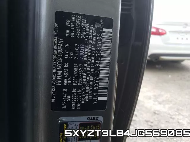5XYZT3LB4JG569085 фото 2