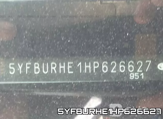5YFBURHE1HP626627 фото 10