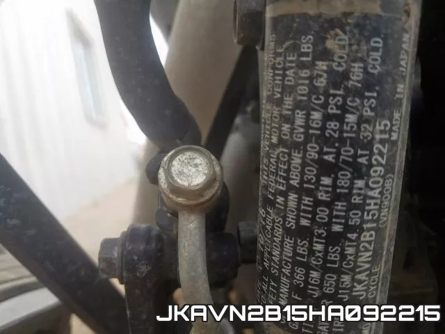 JKAVN2B15HA092215 фото 2