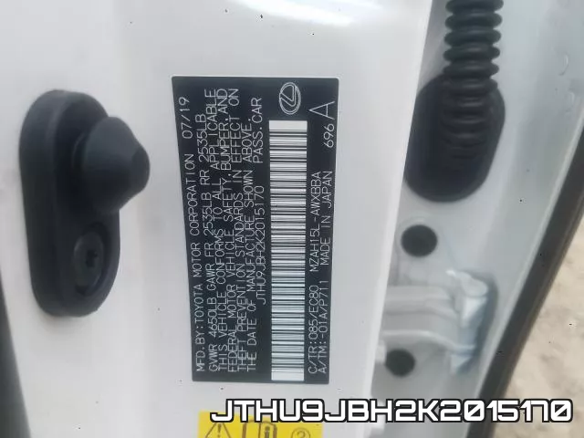 JTHU9JBH2K2015170 фото 2