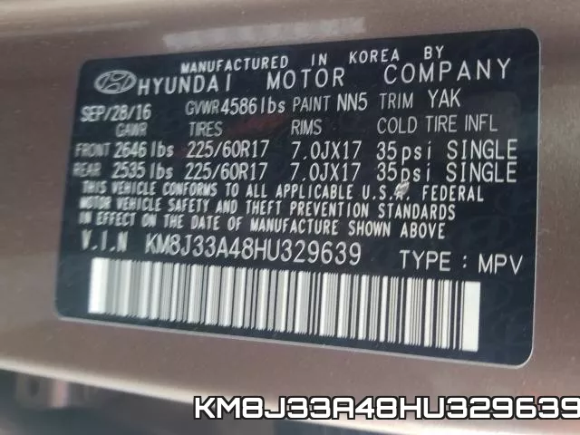 KM8J33A48HU329639 фото 2