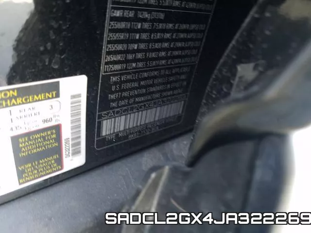 SADCL2GX4JA322269 фото 2