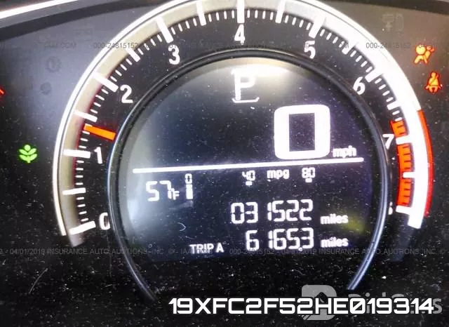 19XFC2F52HE019314 фото 8