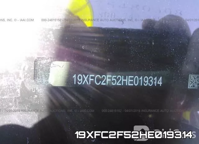 19XFC2F52HE019314 фото 10