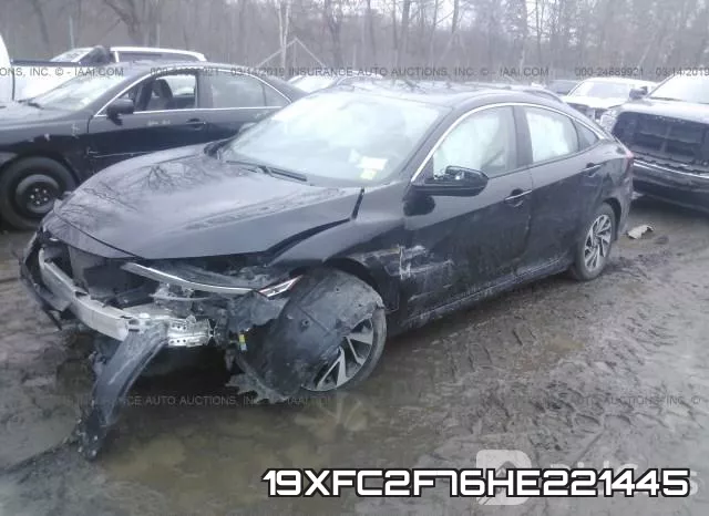 19XFC2F76HE221445 фото 3