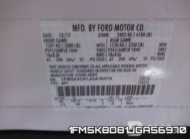 1FM5K8D81JGA56970 фото 10
