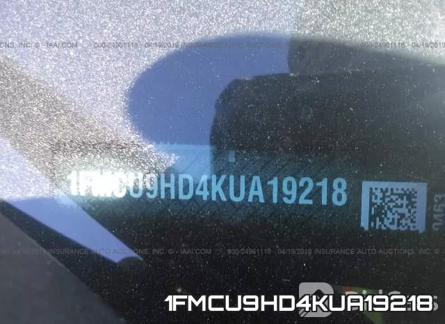 1FMCU9HD4KUA19218 фото 10