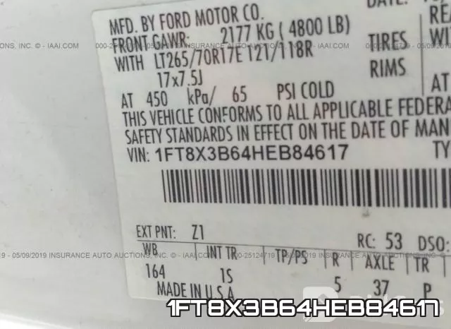 1FT8X3B64HEB84617 фото 10