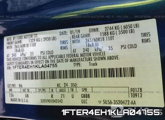 1FTER4EH1KLA04755 фото 10