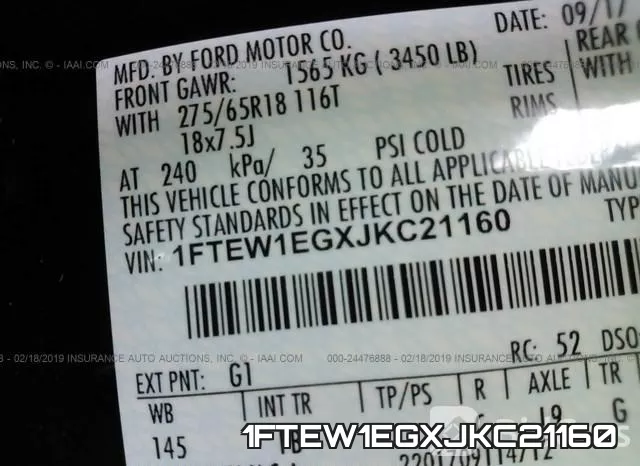 1FTEW1EGXJKC21160 фото 10