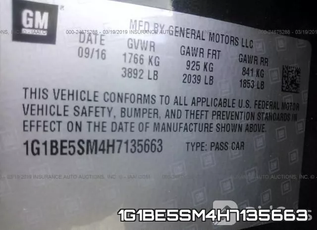 1G1BE5SM4H7135663 фото 10