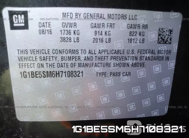 1G1BE5SM6H7108321 фото 10