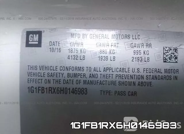 1G1FB1RX6H0146983 фото 10
