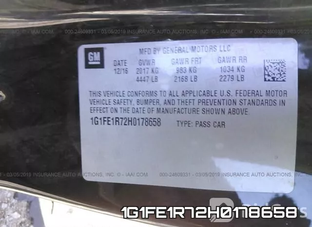 1G1FE1R72H0178658 фото 10