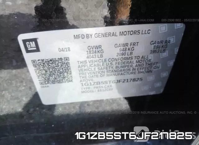1G1ZB5ST6JF217825 фото 10