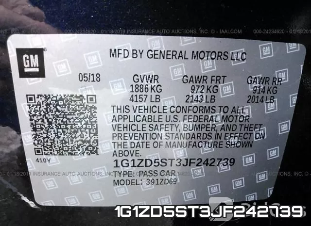 1G1ZD5ST3JF242739 фото 9