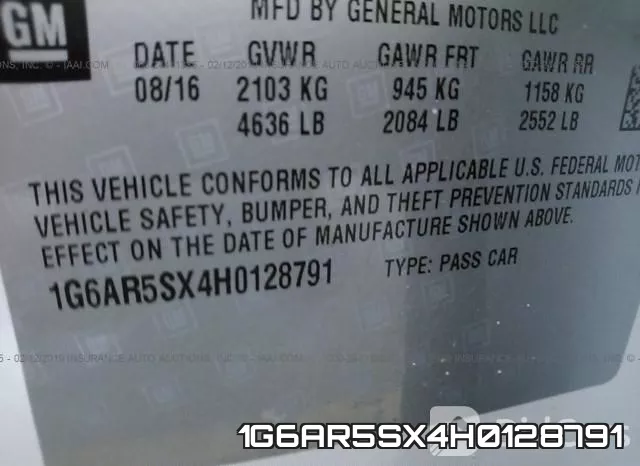 1G6AR5SX4H0128791 фото 10