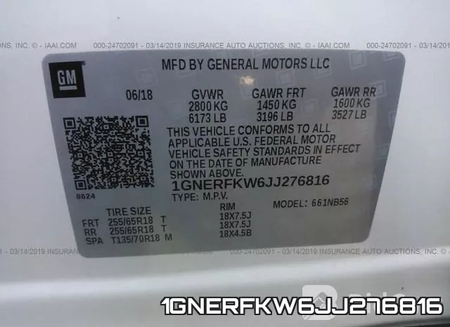 1GNERFKW6JJ276816 фото 10